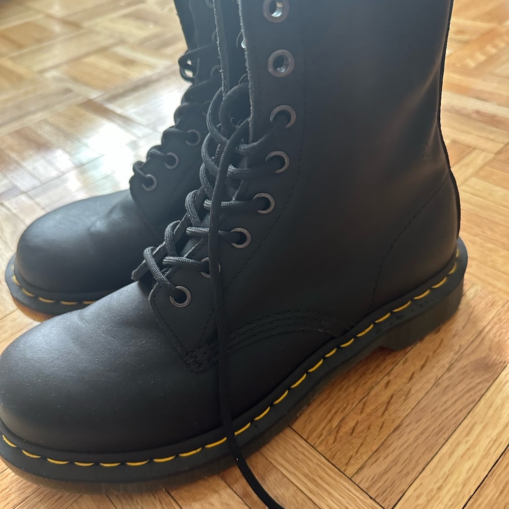 Dr. Martens Black Combat Boots